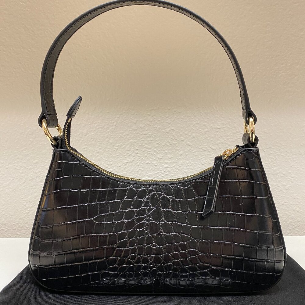 🖤Gorgeous Like NEW Hyer Goods Luxe Mini Shoulder Bag - Black Croco